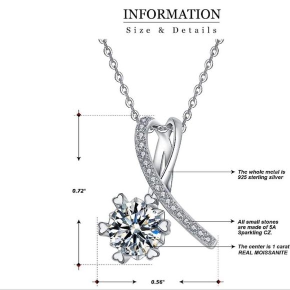 beautiful pendant, 925 sterling silver, does not include chain - Picture 4 of 4